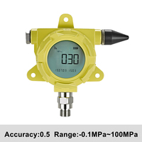 Transmetteur de pression numérique sans fil en acier inoxydable haute précision NPT 1/2 0-3000psi alimenté par batterie 4G GPS