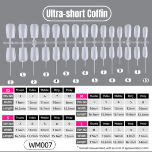 Faux Ongles Courts Personnalisés à Marque Privée en Gel, Faits Main avec Strass, Vente en Gros - Product Image 2