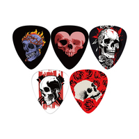 Vente en gros de plectres de guitare et de basse en celluloïd colorés - Accessoires d'instruments à cordes durables et imperméables