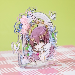 Personalizzato trasparente forma speciale resina epossidica stelle ologramma plastica acrilico Anime gioielli <span class=keywords><strong>portachiavi</strong></span> carino regalo <span class=keywords><strong>portachiavi</strong></span> - Product Image 5