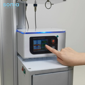 Máy làm đẹp kỹ thuật số 4 trong 1 có màn hình cảm ứng bao gồm máy xông mặt, đèn phóng đại, tủ khăn nóng & một chức năng tùy chọn - Product Image 2