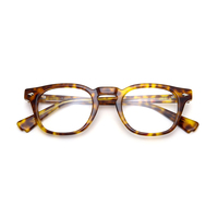 Montures de lunettes en acétate faites à la main de luxe classique unisexe pour hommes Lunettes optiques noires pour la myopie