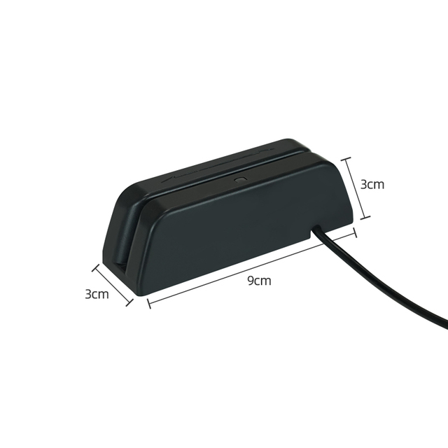 MSR123 Magnetic Stripe Card Reader Writer NFC Mpos for Android Bank Card Reader
