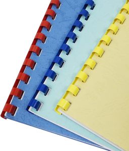 6-51mm vente en gros en plastique <span class=keywords><strong>reliure</strong></span> peigne <span class=keywords><strong>anneau</strong></span> PVC papier cahier anneaux pour ordinateur portable - Product Image 4
