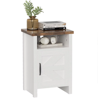 Vente en gros de petite table de chevet contemporaine en bois moderne pour la maison table de chevet italienne avec tiroir pour chambre à coucher