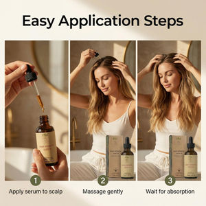 โลโก้สั่งทำ แบรนด์ส่วนตัว สูตรธรรมชาติ 2 in 1 น้ำมันบำรุงเส้นผมและหนังศีรษะ บำรุงอย่างล้ำลึก ช่วยให้ผมหนาและยาวเร็ว - Product Image 2