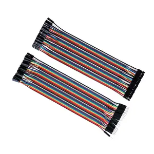 Custom 40PIN Female to Female Male Dupont Line Breadboard Cables Jumper Wire cable