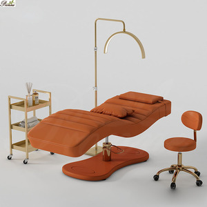 2026 Pronnebeauty venta al por mayor cosmético Spa portátil clásico marrón <span class=keywords><strong>Edda</strong></span> personalizado belleza cama de pestañas - Product Image 4