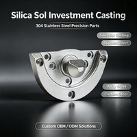 Fonderie ISO9001, fabrication sur mesure de pièces en acier inoxydable, acier allié au carbone, acier au silicium, moulage à la cire perdue pour l'industrie des quincailleries et des machines