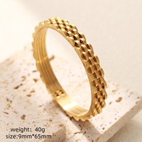 Bracelet en acier inoxydable et titane, minimaliste, personnalisé, ajustable, bijoux tendance pour un usage quotidien