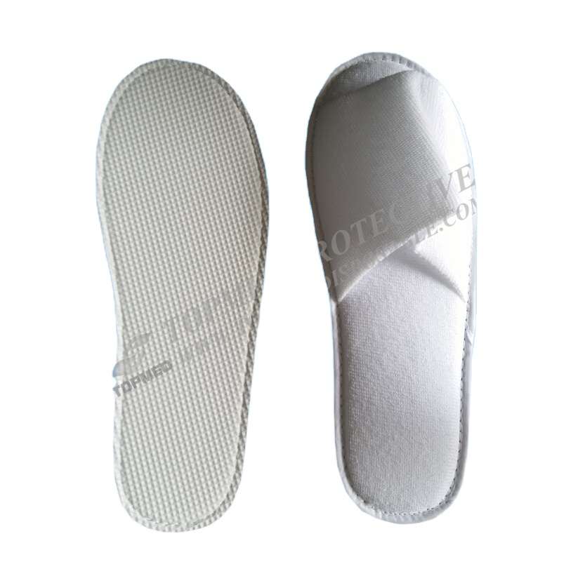 Нетканые Тапочки с открытым носком для салона красоты, массажа и использования в отеле
