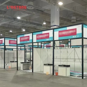 Stand d'exposition standard 3x3m (10x10ft) à structure modulaire LINGTONG 8 voies en aluminium, conception gratuite, livraison rapide - Product Image 3