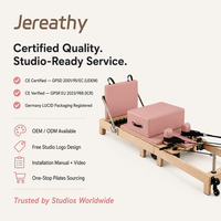 Jereathy Reformer de Pilates Pliable, Reformer de Pilates Professionnel, Kit Essentiel de Pilates