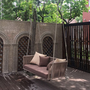 Mobilier à construire, chaise suspendue de gazébo de loisirs en rotin pour adulte, balançoire d'extérieur simple et Double - Product Image 3