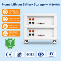 Système de stockage d'énergie domestique solaire hybride avec batterie au lithium 5kWh 10kWh 20kWh 30kWh 51.2V 200AH 314Ah et onduleur solaire – Kit complet