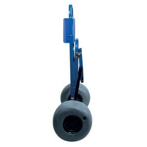 Новая рыболовная тележка для серфинга синяя рыболовная тележка с двумя колесами 13x7 дюймов из полиуретана - Product Image 4