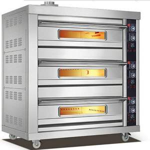 Kompakt 7kW gaz ticari fırın ekipmanları yerden tasarruf sağlayan buharlı fırın 3-Tray gıda kamyonları için 2 yıl garanti otel fırınları - Product Image 3