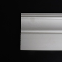 Raito – cadre de porte et fenêtre en PVC blanc, moulure de garniture de plinthe polyvalente, vente en gros, U-DJ100