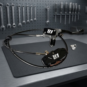 ชุดเบรกหน้าครบชุดสำหรับ Pitbike 8.1 พร้อมปั๊ม MC-11 คาลิปเปอร์ Hurricane ขนาด 84 มม. สายเบรก น้ำมัน Motul RBF700 ใหม่ BRK212 ผลิตในอิตาลี - Product Image 3