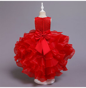 669 Little Princess Flower Girl Dress Niños Vestido <span class=keywords><strong>de</strong></span> <span class=keywords><strong>novia</strong></span> Puff últimos vestidos <span class=keywords><strong>de</strong></span> fiesta para <span class=keywords><strong>niñas</strong></span> - Product Image 6