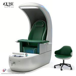 Mobilier de salon de beauté moderne et luxueux, fauteuil de manucure et pédicure avec spa pour les pieds à remous sans tuyau électrique, massage tactile complet du corps - Product Image 5