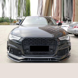 Kit Carrozzeria Stile <span class=keywords><strong>RS6</strong></span> per <span class=keywords><strong>Audi</strong></span> A6 S6 C7 C7.5 2011-2018, Paraurti Anteriore con Griglia a Nido d'Ape Nera - Product Image 5