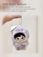Vêtements personnalisés pour poupées méduse violettes 10cm 20cm, combinaison à capuche en coton pour poupées en peluche, tenue de remplacement mignonne, vente en gros