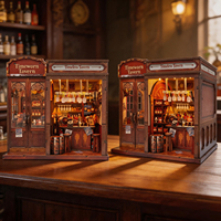Kit de construction de modèle de taverne 3D en bois Y-TOP de haute qualité, puzzle éducatif DIY, maison miniature pour décoration d'étagère