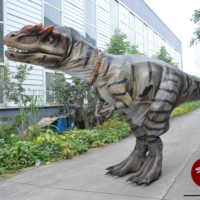Modèle de Simulation de dinosaure en alliage d'aluminium pour adultes, Costume de dinosaure en amortissant pour le thème des parc, parc d'attractions, center commercial