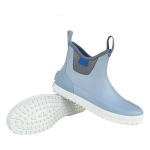 Botines de goma anchos antideslizantes reforzados impermeables de <span class=keywords><strong>alta</strong></span> calidad para hombre, botas de cubierta, botas de pesca - Product Image 4