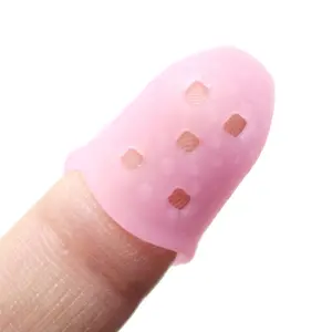Colore Gel Finger Protecter ditali personalizzati protezione per le dita guanti per la punta delle dita Pad per la separazione delle dita protezioni per le maniche del pollice della mano