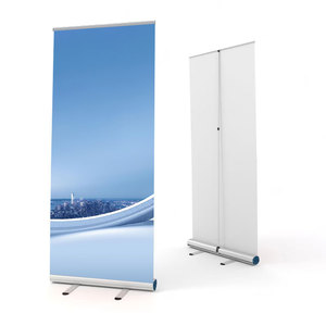 Roll <span class=keywords><strong>up</strong></span> banner <span class=keywords><strong>stand</strong></span> 80*200 plástico acero roll <span class=keywords><strong>up</strong></span> retráctil mano banner - Product Image 1