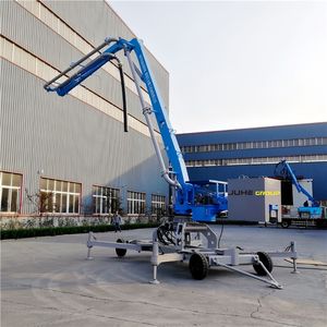 Bomba de Concreto Móvil JIUHE con Pluma Distribuidora para Colocación de Concreto de 15m 17m Tipo Rueda - Product Image 4