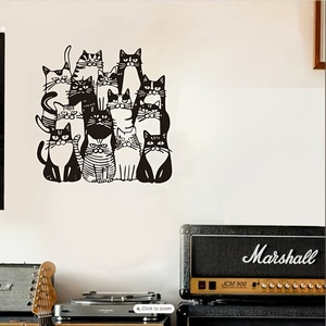 Decorazioni murali Art Déco, sculture a tema animale per la casa, ideali per negozi di animali e come regalo per i nuovi proprietari di casa. - Product Image 3