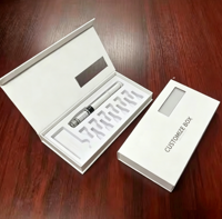 Boîtes d'emballage rigides en papier recyclé, écologiques, réutilisables et magnétiques pour stylos à peptides avec fermeture pour stylo injecteur