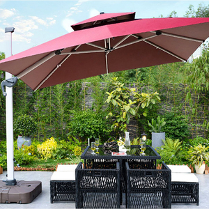 Jardín <span class=keywords><strong>Terraza</strong></span> Sombrilla Restaurante Café Hotel Lujo Comercial <span class=keywords><strong>Grande</strong></span> Sombrilla Romana Paraguas - Product Image 2