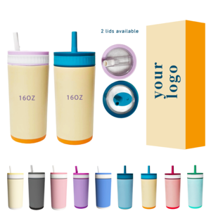 12oz Wiederverwendbarer Isolierter Kaffeebecher mit Strohhalm-Deckel, Druckgeformt, Individuelle Gravur-Logo für Schule, Outdoor, Großhandelsangebot - Product Image 6