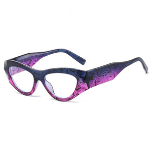 Nouvelles Lunettes Anti-Lumière Bleue Tendance Style Punk Oeil de Chat Monture Complète Sans Outil de <span class=keywords><strong>Maquillage</strong></span> Personnalisées pour <span class=keywords><strong>Femme</strong></span> - Product Image 6