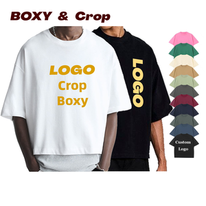 T-shirt da <span class=keywords><strong>uomo</strong></span> a taglio squadrato, manica corta, girocollo, <span class=keywords><strong>oversize</strong></span>, in cotone, alla moda - Product Image 1