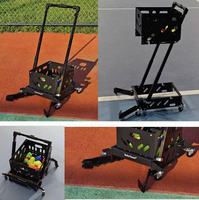 Collecteur de balles de tennis et de pickleball automatique RoboTenni, chariot à balles de tennis, équipement d'entraînement pour les entraînements sur le terrain