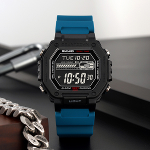 Relojes SKMEI 2523 al por Mayor, <span class=keywords><strong>Reloj</strong></span> Deportivo <span class=keywords><strong>de</strong></span> Moda con Cronógrafo <span class=keywords><strong>de</strong></span> Doble Hora, <span class=keywords><strong>Reloj</strong></span> <span class=keywords><strong>Digital</strong></span> Electrónico a Prueba <span class=keywords><strong>de</strong></span> Agua para Hombre con Correa <span class=keywords><strong>de</strong></span> Silicona - Product Image 4