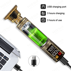 เครื่องตัดผมวินเทจ T9 แบบชาร์จไฟได้ สำหรับโกนหนวดและตัดแต่งทรงผมผู้ชาย สำหรับช่างตัดผมมืออาชีพ สินค้าขายดีรุ่นใหม่ - Product Image 1