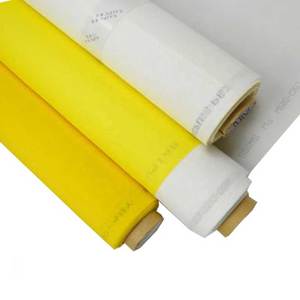 Polyester lụa in ấn màn hình 77T 80t 90t <span class=keywords><strong>100t</strong></span> trắng màu vàng được sử dụng trong in ấn dệt T-Shirt in ấn - Product Image 1