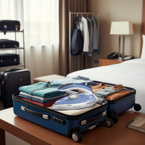 Fer à vapeur de voyage Severin 1000W avec semelle en acier inoxydable pour usage domestique - Product Image 2