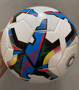 Ballon de football en cuir PU de haute qualité 2026, cousu à la machine, avec logo personnalisable, taille 5, pour le jeu et les cadeaux - Product Image 4