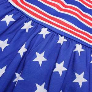 사용자 정의 로고 할로윈 파티 크리스마스 파워 퍼프 소녀 의상 OEM 어린이 소녀 독립 기념일 의상 - Product Image 6