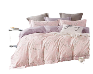 Customized Modern Cotton Printed Duvet Cover Sets <b>Single</b> Queen Double Comforters Polyester Filling Bedding Including Pillows - Product Image 1