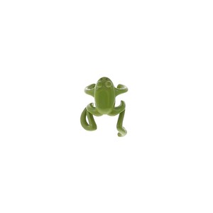 Boucles d'oreilles manchette grenouille en alliage de zinc, unisexe, forme animale, style fête - Product Image 5