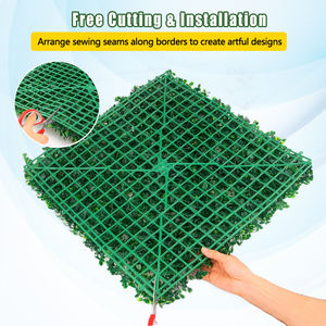 Murs verts mousse plantes d'intérieur déco fleur artificielle vente en gros faux fonds d'herbe pour événements - Product Image 2