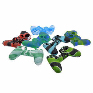 Hot Sale Marble for ps4 Slim playstation 4 <strong>Gamestop</strong> Silicone Cover Skins for PS4 Controller Black Green - Product Image 4